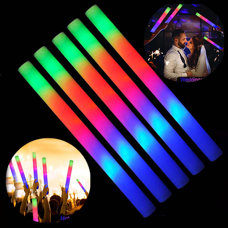 Flashing Led Foam Sticks Party - Светящаяся вспененная палочка, 30/60 шт.
