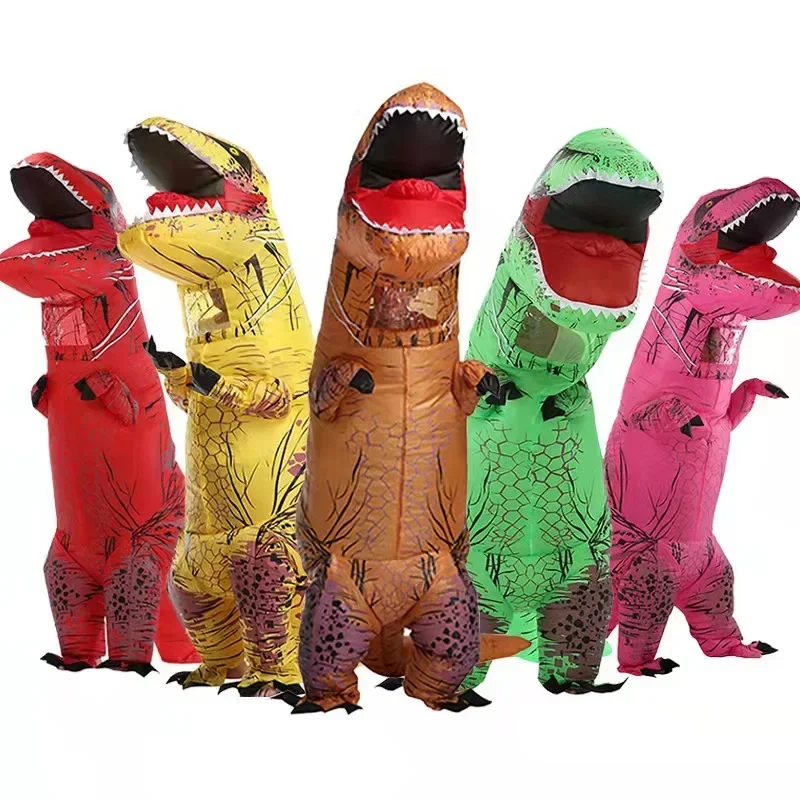Inflatable Dinosaur Costume Adult - Надувной костюм Тираннозавра Рекса, талисман, аниме,