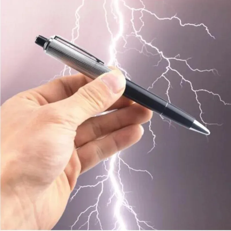 Shock Pen Prank Toy - 1 шт. Креативная ручка-электрошокер: прикольный гаджет,