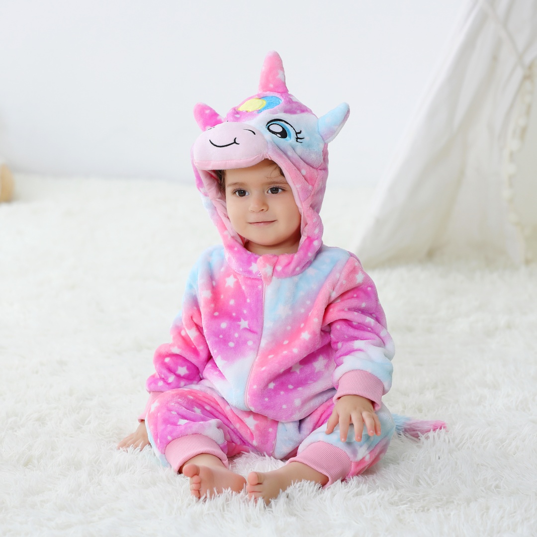 Spiderman Jumpsuit Kids - Детские комбинезоны с единорогом и шапкой,