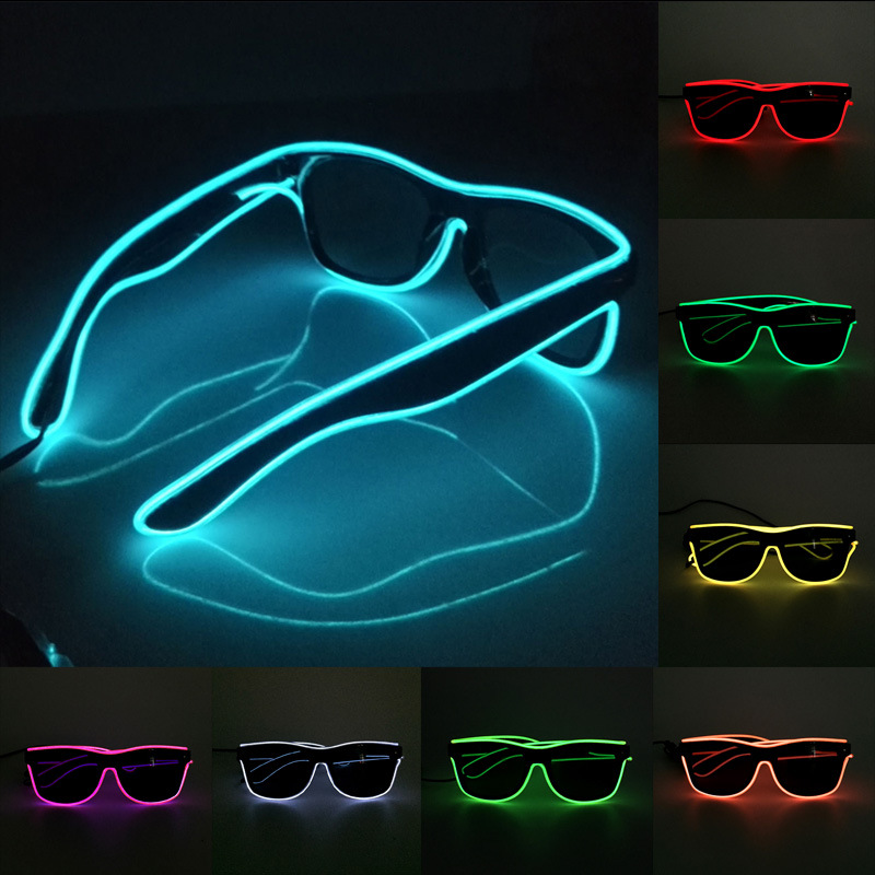 Glow In The Dark Party Glasses - НОВЫЕ светодиодные очки с подсветкой для