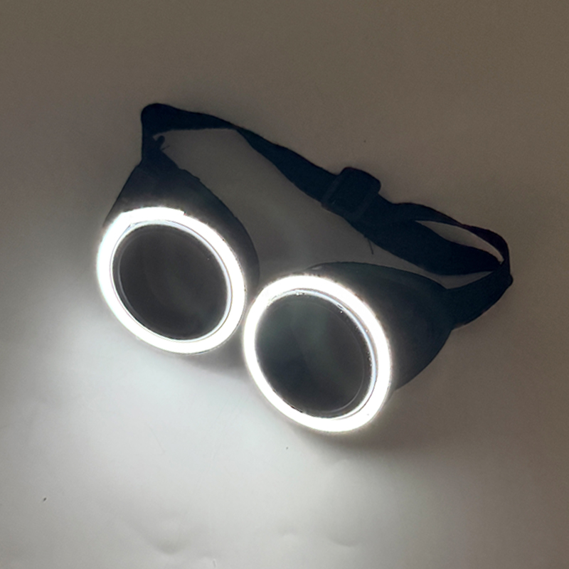 Glow In The Dark Party Glasses - Новые круглые светящиеся LED-очки с темными