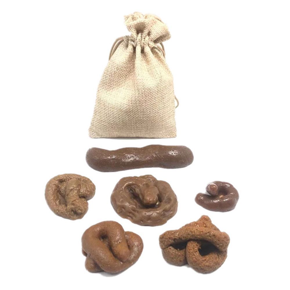 Fake Poop Gag Gift - 6 шт. антистресс-гаджетов в виде какашки