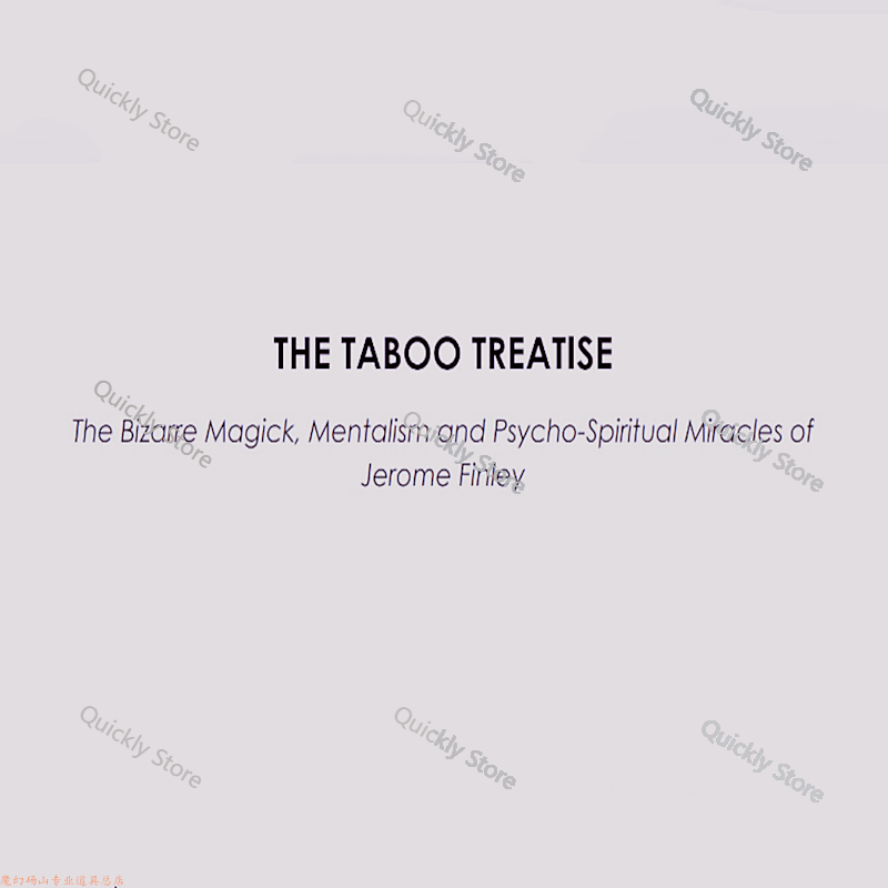 Magic Tricks - Taboo Treatise 2025 года от Jerome