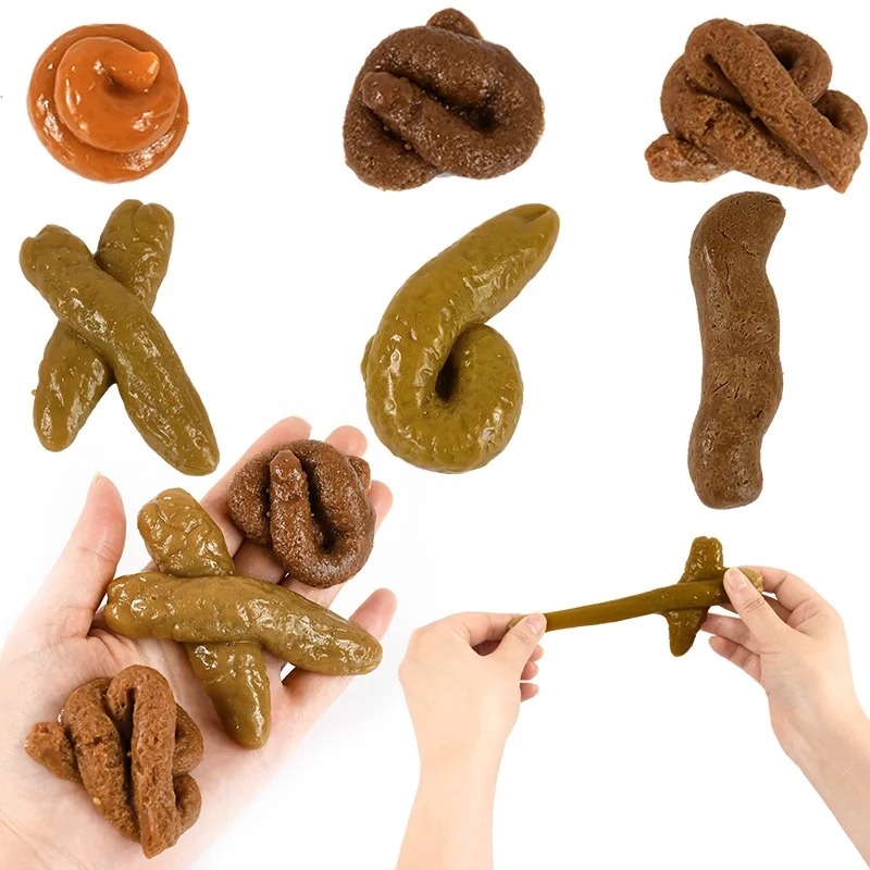 Fake Poop Gag Gift - Реалистичный дерьмо, безопасный и мягкий пластик,