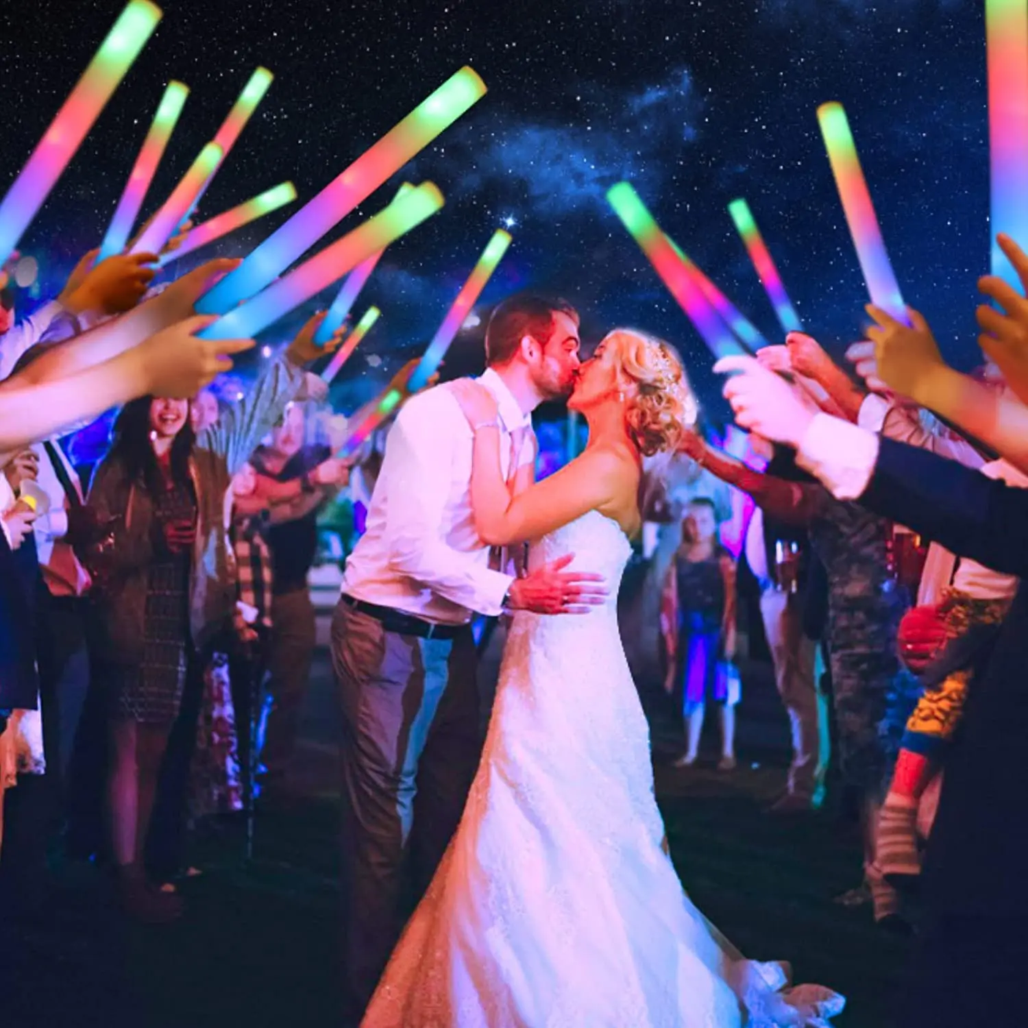 Flashing Led Foam Sticks Party - Светящиеся LED-палочки, светящиеся пенопластовые палочки, персонализированные