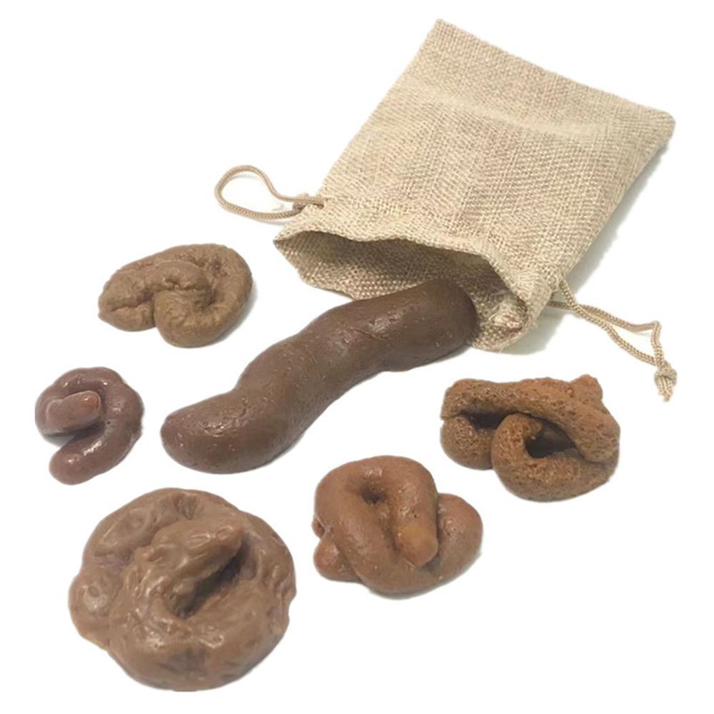 Fake Poop Gag Gift - Набор из 6 штук: Забавные реалистичные