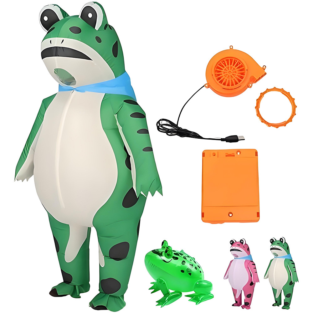 Costumes - Надувной костюм лягушки ZOETOPKID для косплея,