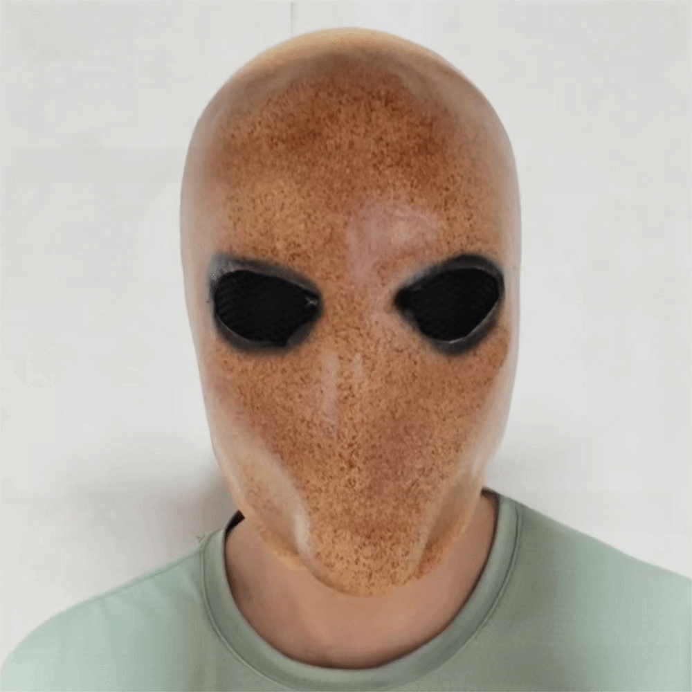 Latex Alien Mask Realistic - Маска Безликого Человека на Хэллоуин, нетоксичная,