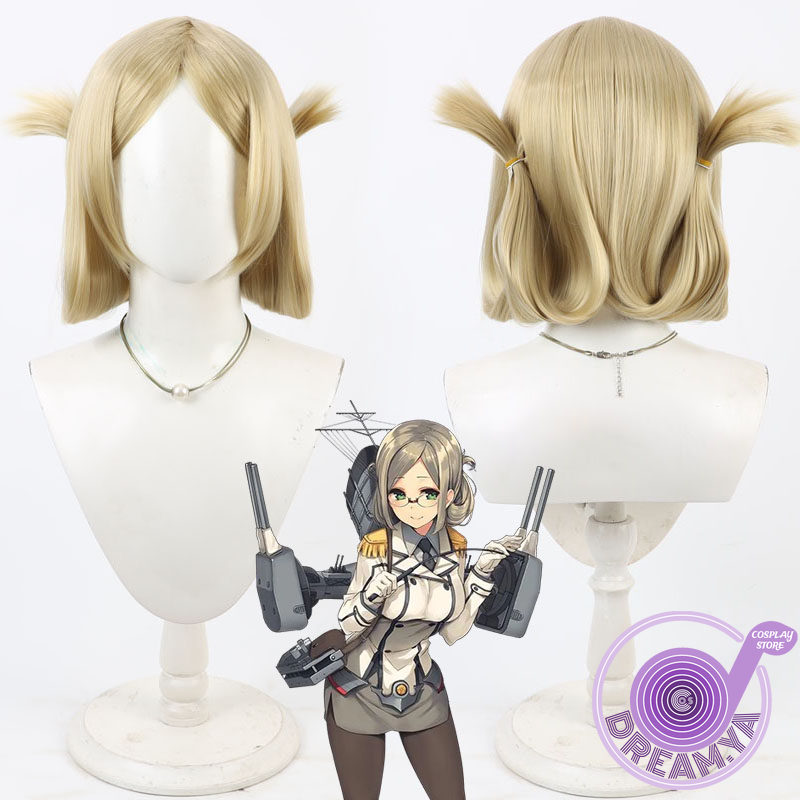Anime Cosplay Wig Heat Resistant - Парик для косплея Katori Kantai Collection,