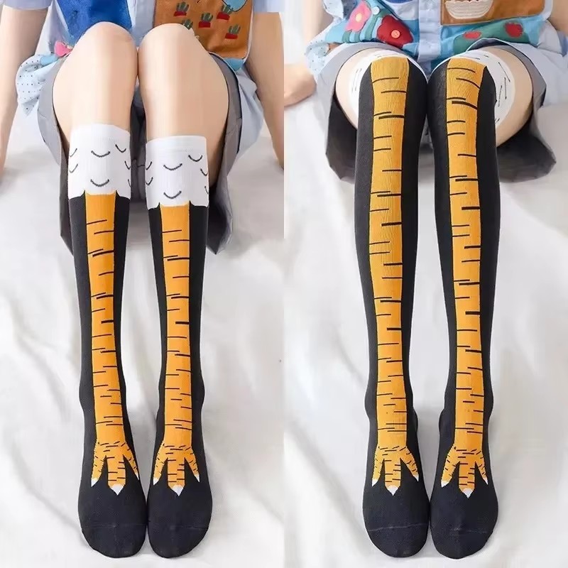Funny Chicken Leg Socks - Забавные чулки с куриной лапой, тонкие