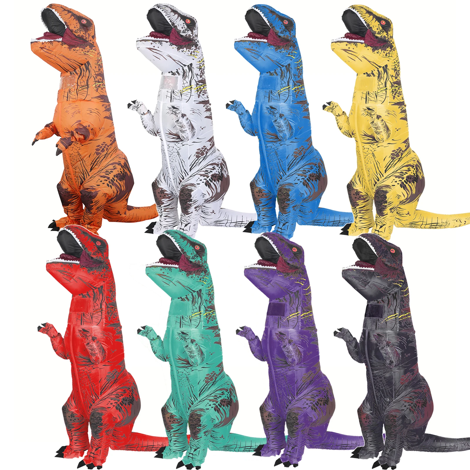 Inflatable Dinosaur Costume Adult - Надувной костюм тираннозавра T-rex для взрослых,