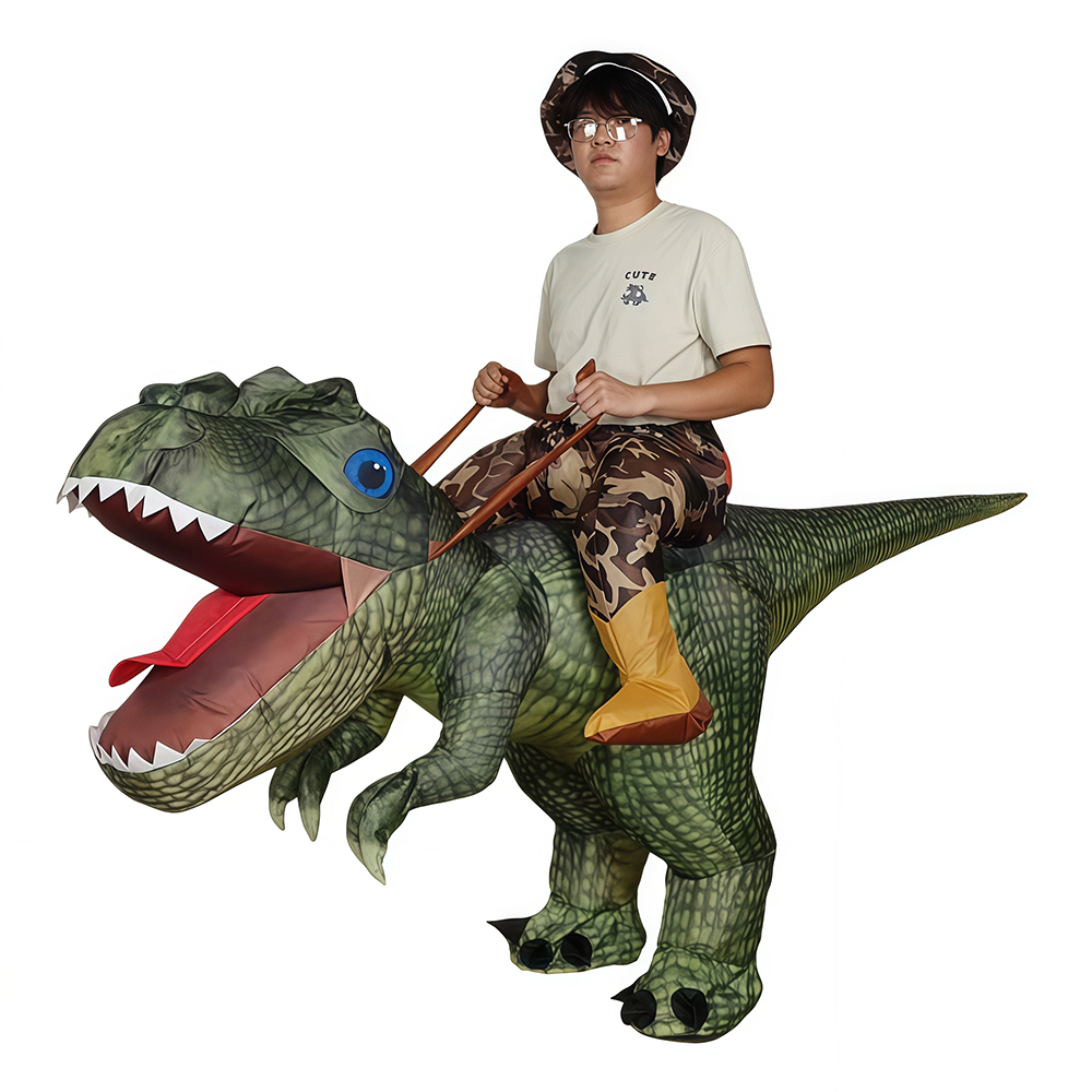 Inflatable Dinosaur Costume Adult - Надувной костюм динозавра с пятнами для