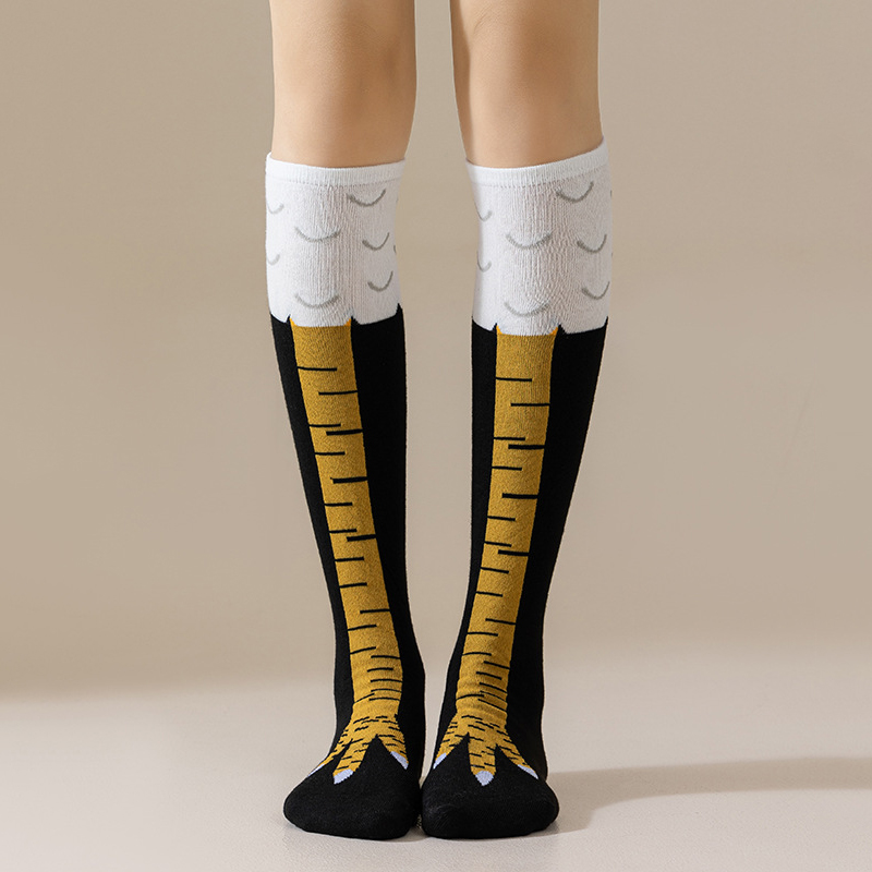 1/2 пары мужские забавные 3D к – обзор и цена Funny Chicken Leg Socks