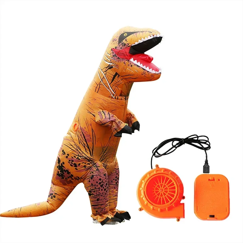 Надувной костюм Тираннозавра Р – обзор и цена Inflatable Dinosaur Costume Adult