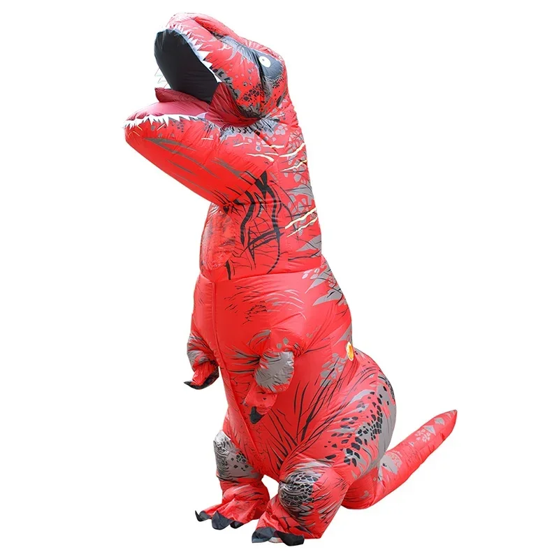 Надувной костюм Тираннозавра Р – обзор и цена Inflatable Dinosaur Costume Adult