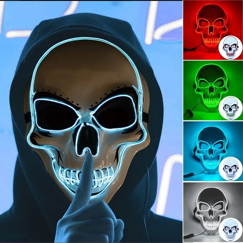 Очищающая маска для взрослых н – обзор и цена Led Purge Mask Halloween