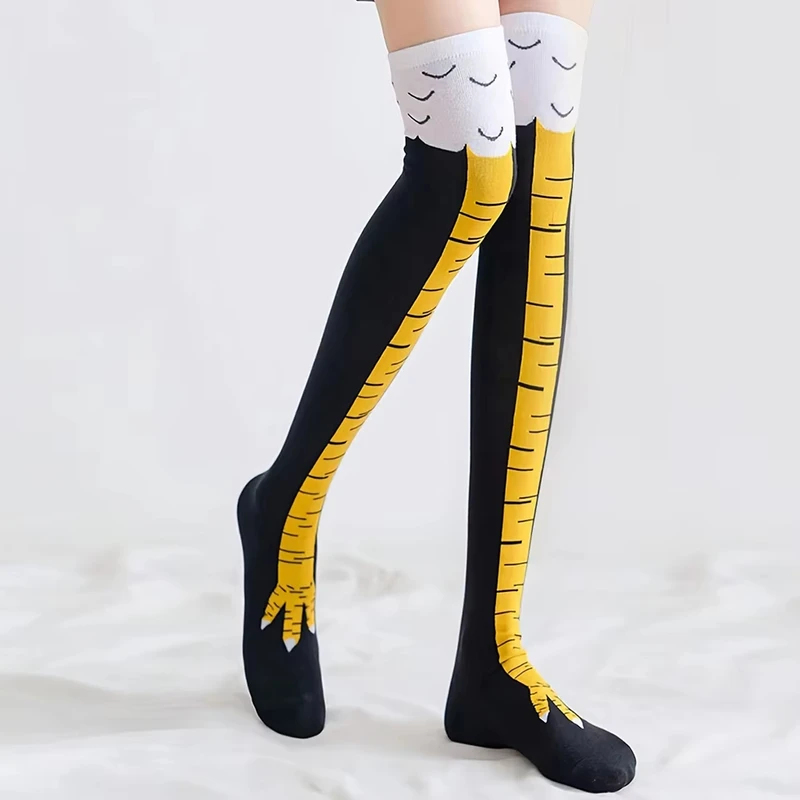1/2/4 пары женских гольфов до  – обзор и цена Funny Chicken Leg Socks
