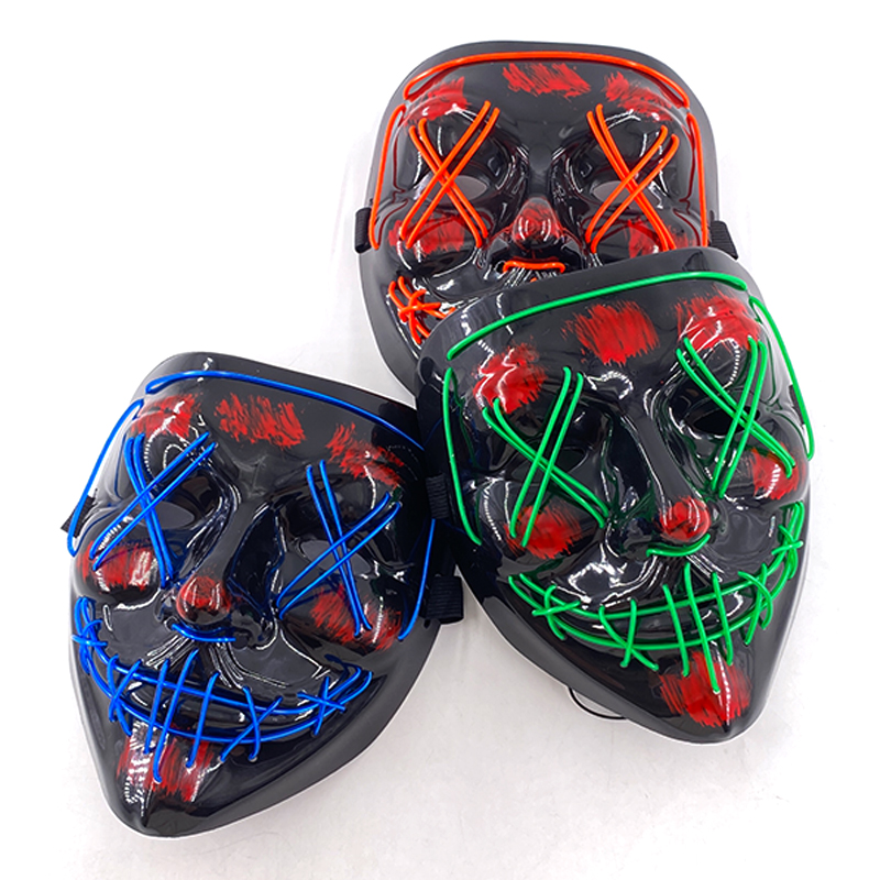 Оптовая продажа: 10 шт. беспро – обзор и цена Led Purge Mask Halloween