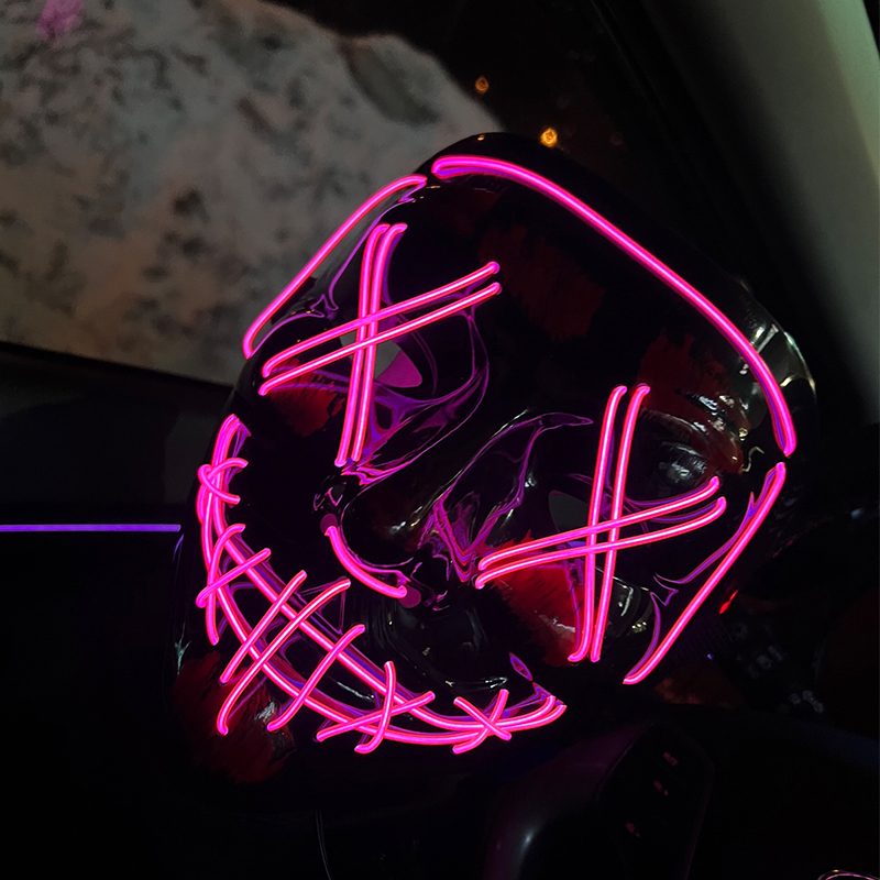 Оптовая продажа: 10 шт. беспро – обзор и цена Led Purge Mask Halloween