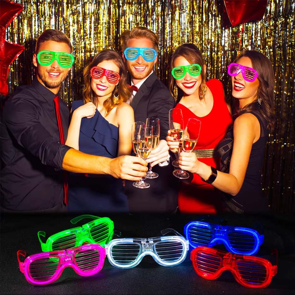 5-50 шт. светящиеся LED-очки о – обзор и цена Glow In The Dark Party Glasses