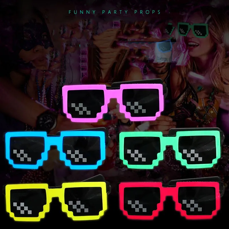 Беспроводные очки со светодиод – обзор и цена Glow In The Dark Party Glasses