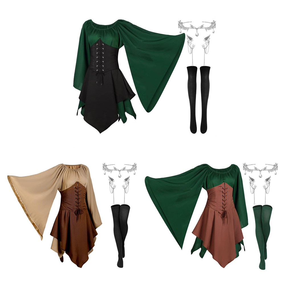 Косплей Эльф, средневековый ко – обзор и цена Medieval Renaissance Dress Women