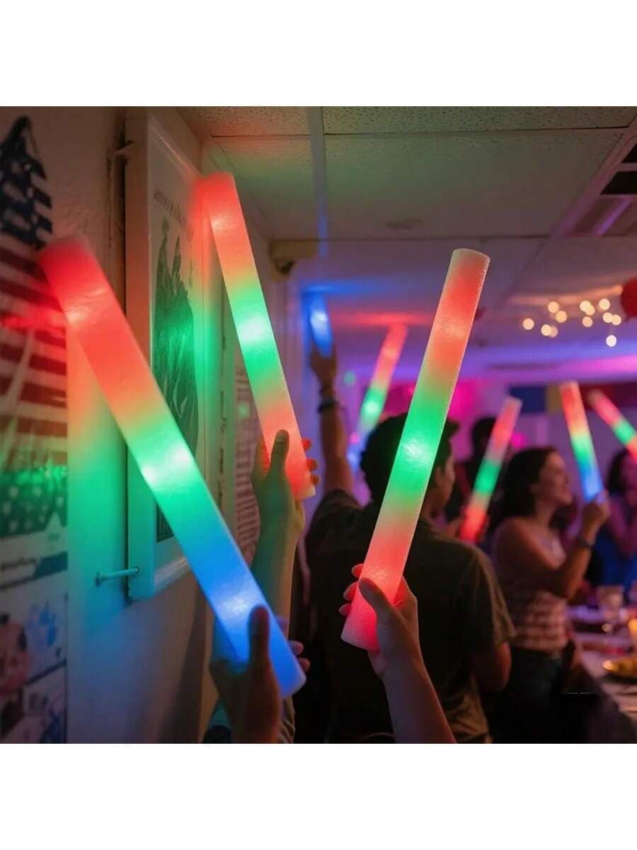 Светящиеся пенные палочки, ярк – обзор и цена Flashing Led Foam Sticks Party