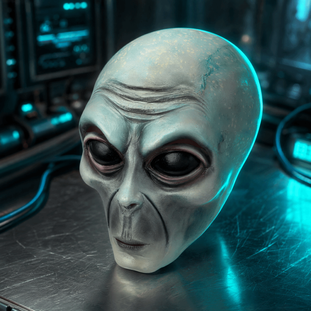 Маска инопланетянина из латекс – обзор и цена Latex Alien Mask Realistic