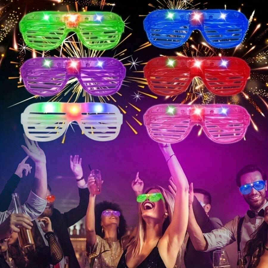 10-50 шт. светодиодные очки с  – обзор и цена Glow In The Dark Party Glasses