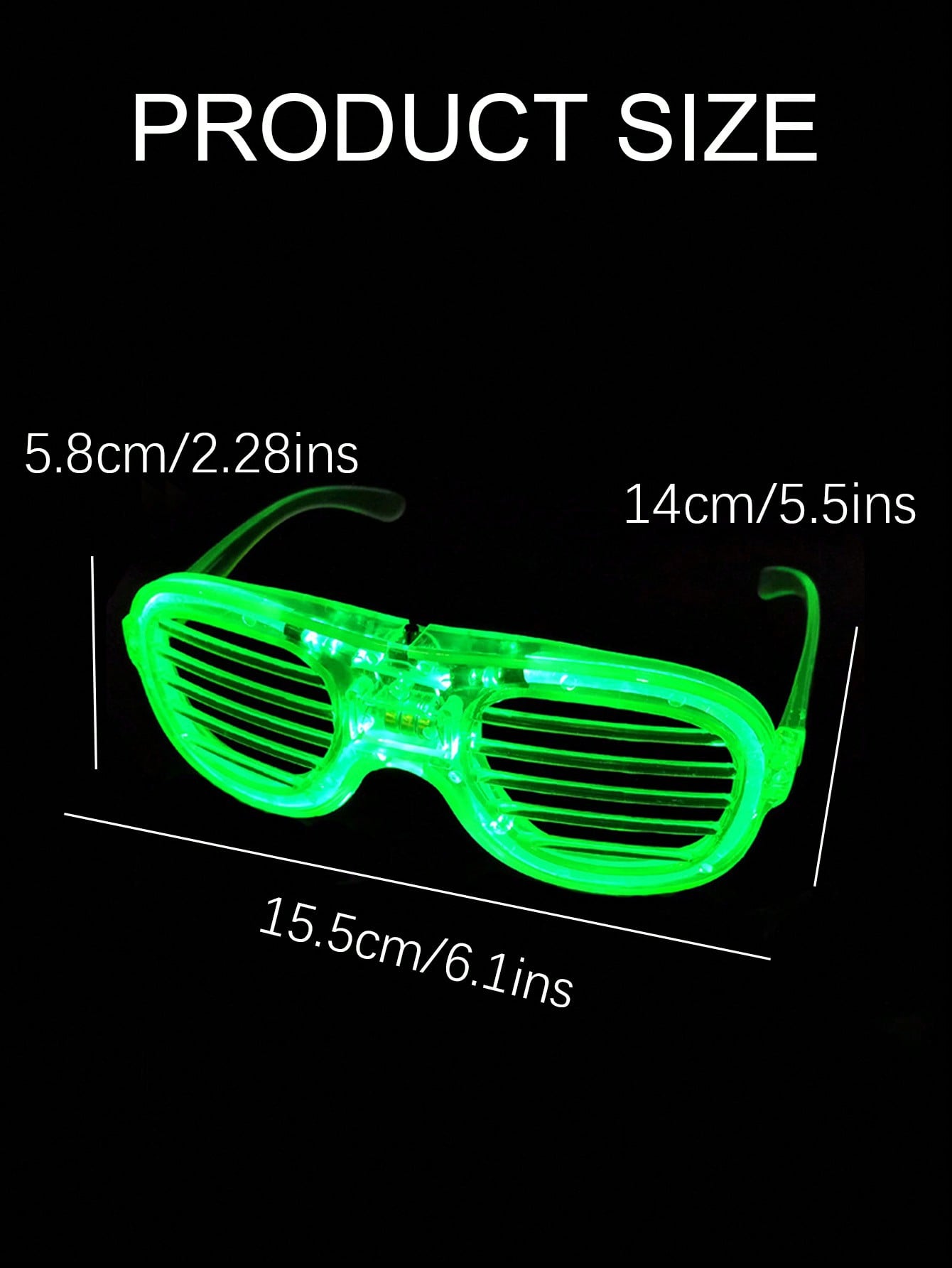 5/10 шт. светодиодные светящие – обзор и цена Glow In The Dark Party Glasses