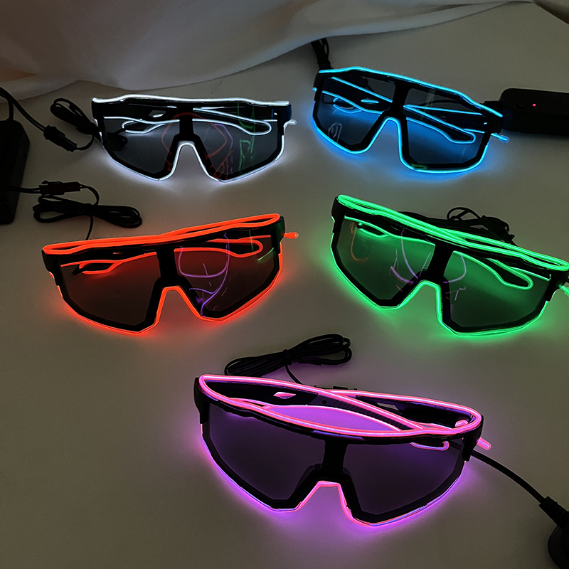 Стильные ветрозащитные LED-очк – обзор и цена Glow In The Dark Party Glasses