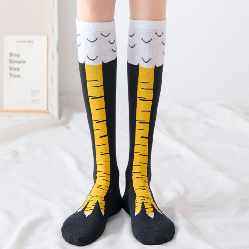 Забавные носки унисекс, милые  – обзор и цена Funny Chicken Leg Socks