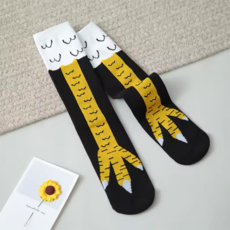 Забавные носки унисекс, милые  – обзор и цена Funny Chicken Leg Socks