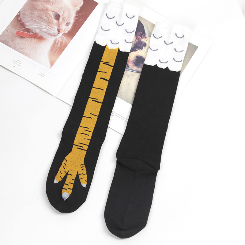 Забавные носки унисекс, милые  – обзор и цена Funny Chicken Leg Socks