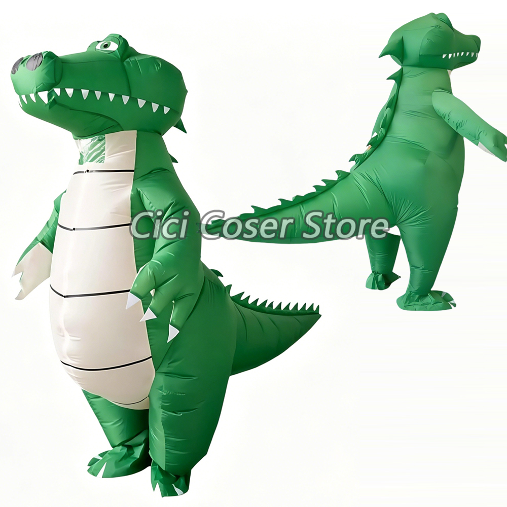 Надувной костюм крокодила-дино – обзор и цена Inflatable Dinosaur Costume Adult