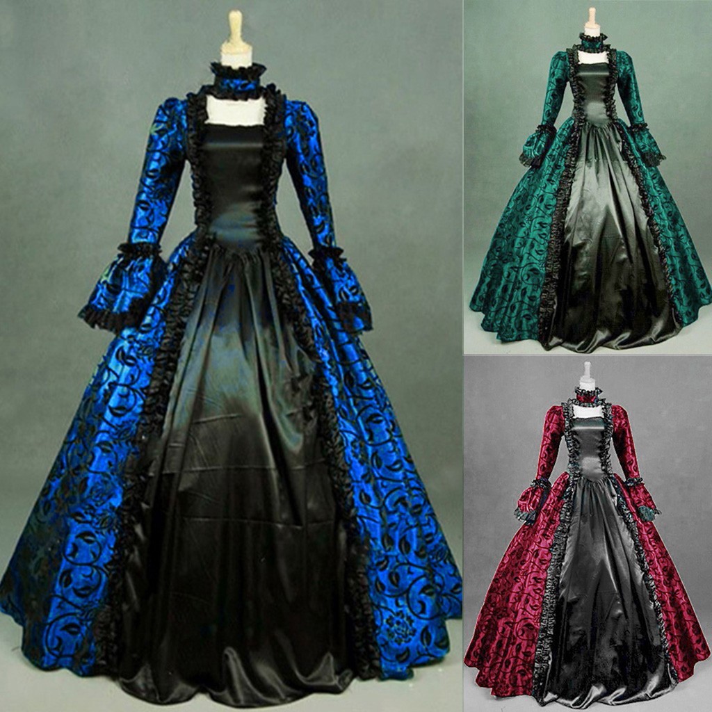 Женское винтажное изысканное п – обзор и цена Medieval Renaissance Dress Women