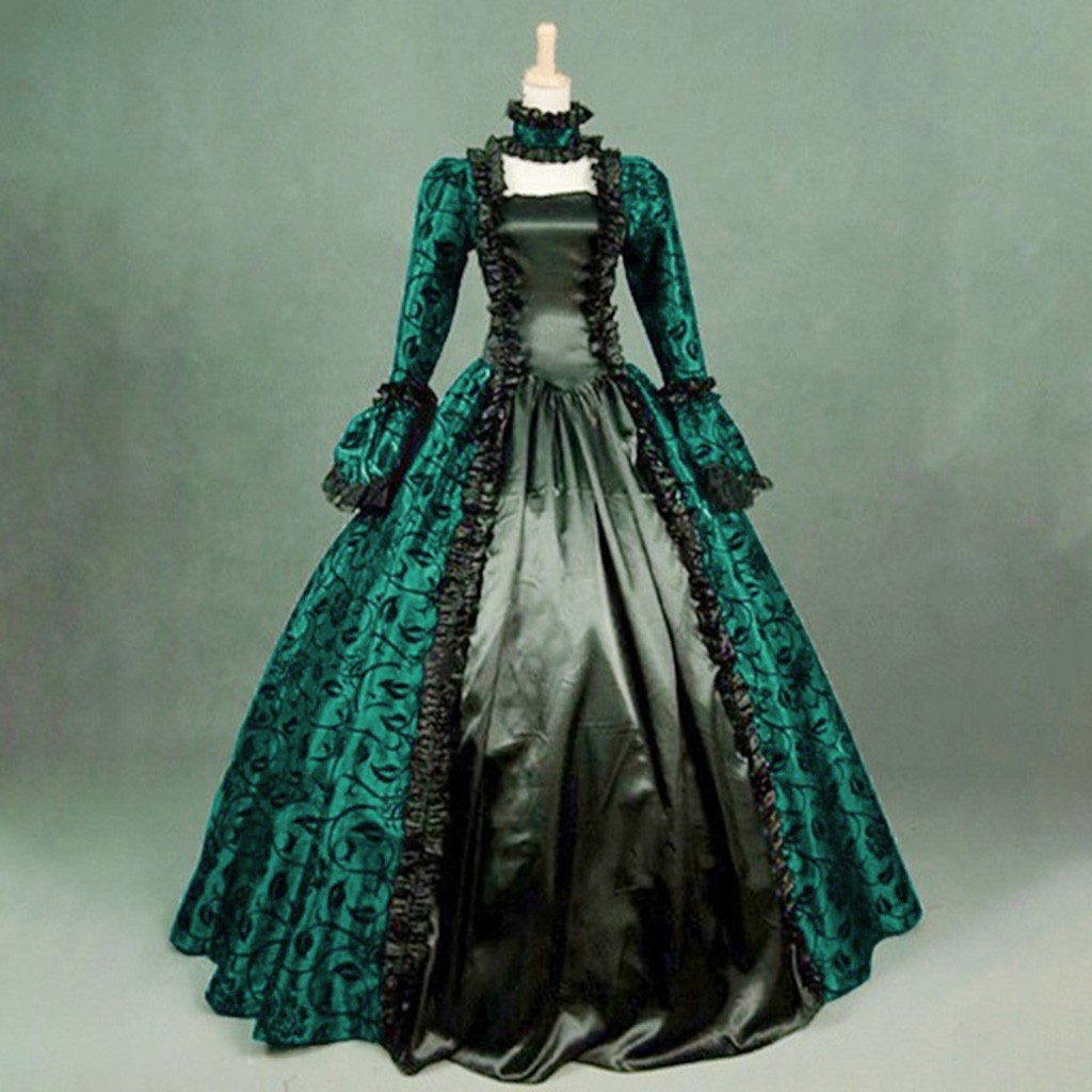 Женское винтажное изысканное п – обзор и цена Medieval Renaissance Dress Women