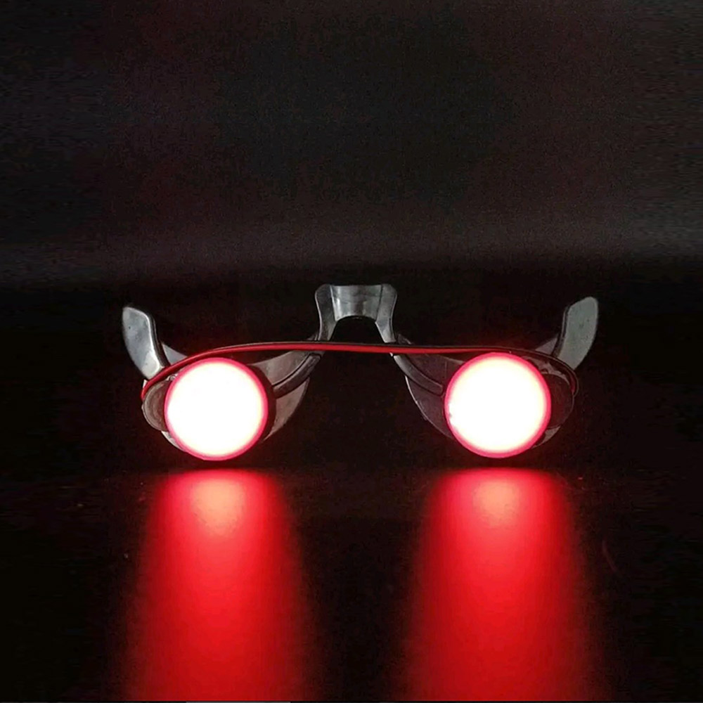 Хэллоуин, ужасы, очки с красны – обзор и цена Glow In The Dark Party Glasses