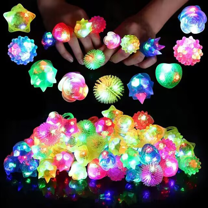 20/30/50 шт. светящиеся кольца – обзор и цена Glow In The Dark Party Glasses