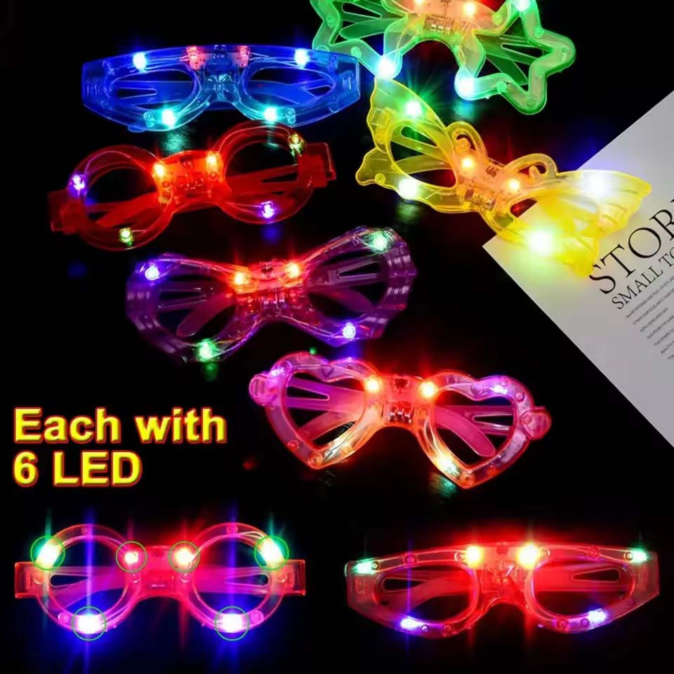 10/20/30/40/50 шт. Светящиеся  – обзор и цена Glow In The Dark Party Glasses