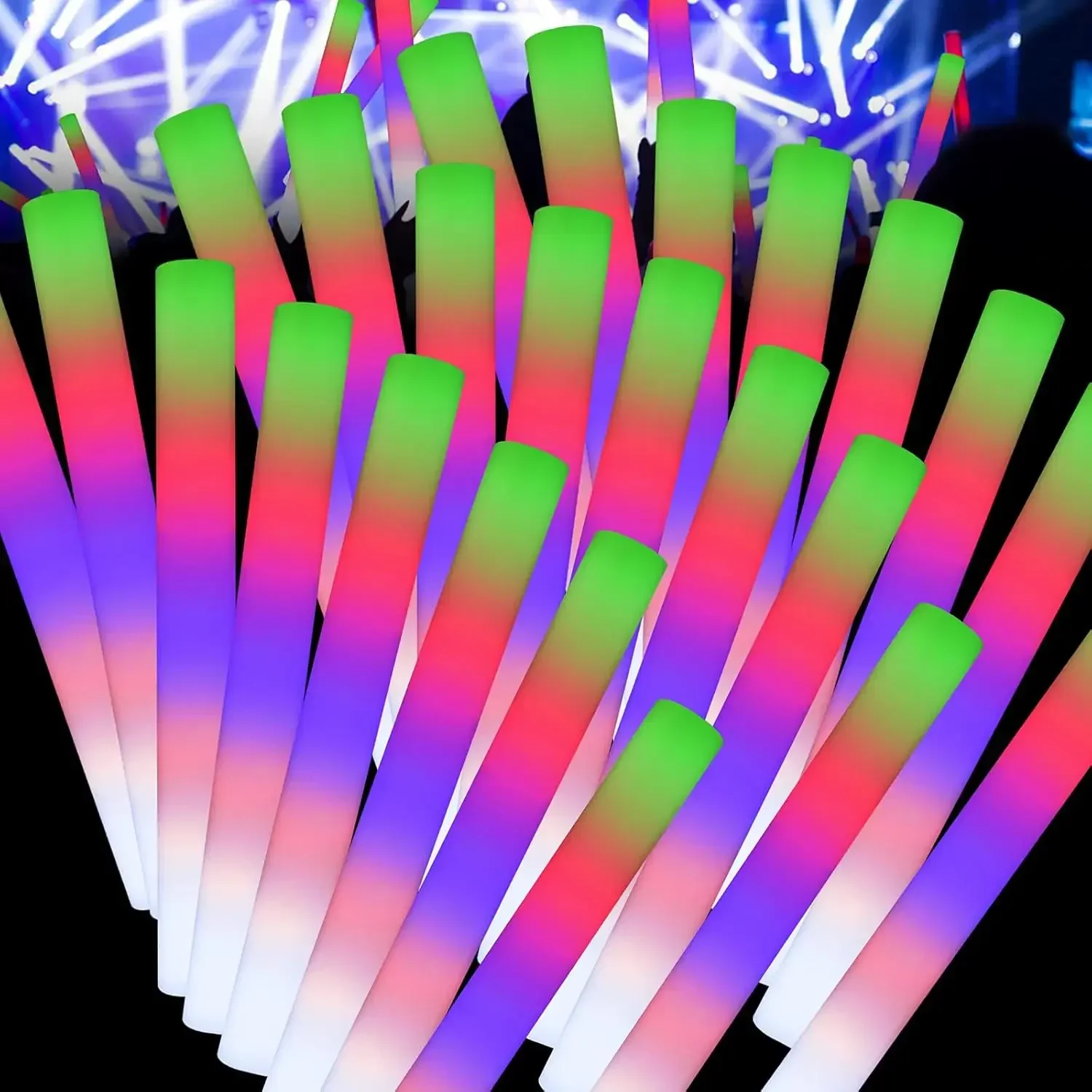 2Z-50 шт. светодиодных пенопла – обзор и цена Flashing Led Foam Sticks Party