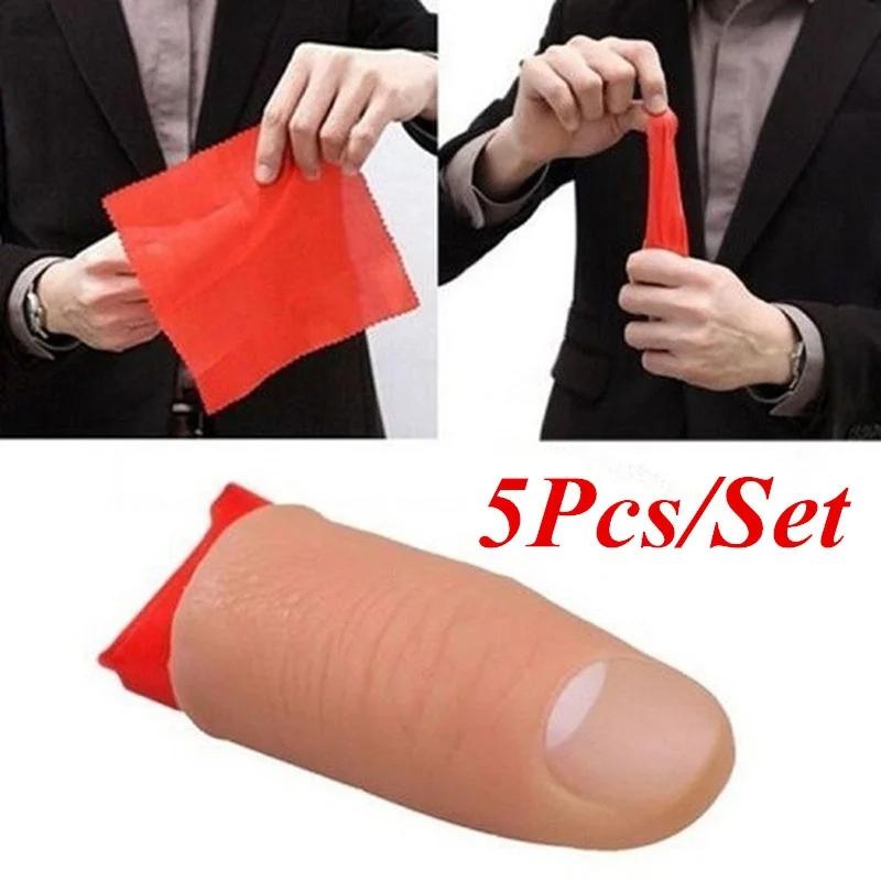 5 шт./компл., поддельные мягки – обзор и цена Thumb Tip Magic Trick Set
