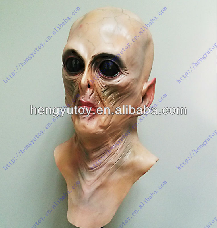 Роскошная маска инопланетянина – обзор и цена Latex Alien Mask Realistic