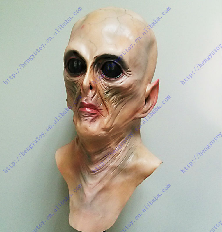 Роскошная маска инопланетянина – обзор и цена Latex Alien Mask Realistic