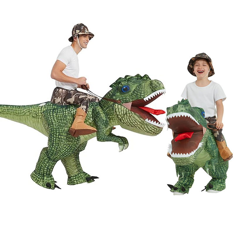 Новинка! Хит продаж! Надувной  – обзор и цена Inflatable Dinosaur Costume Adult
