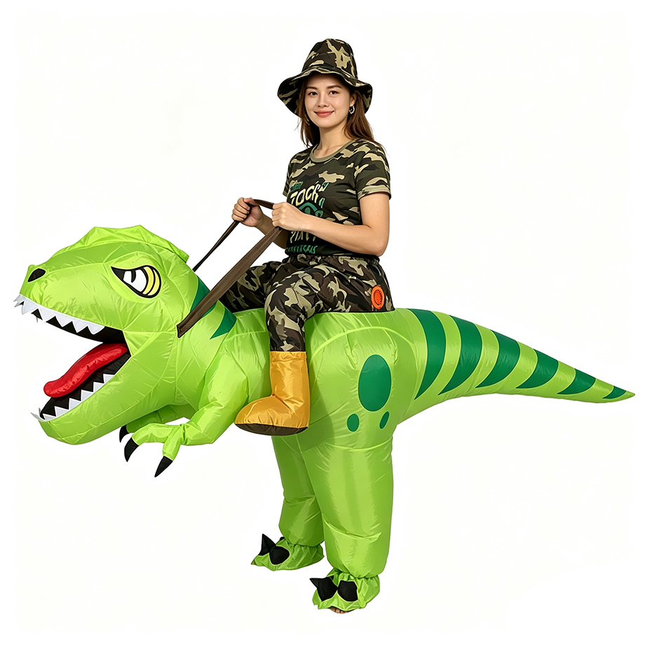 Надувной костюм динозавра Ти-Р – обзор и цена Inflatable Dinosaur Costume Adult