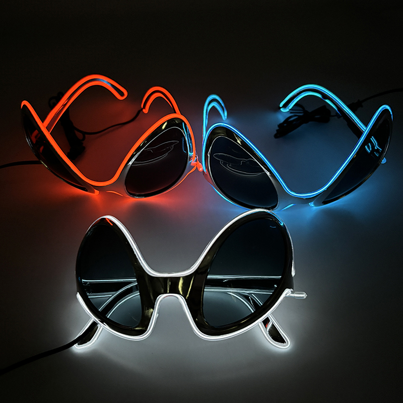 Крутые светодиодные очки Alien – обзор и цена Glow In The Dark Party Glasses