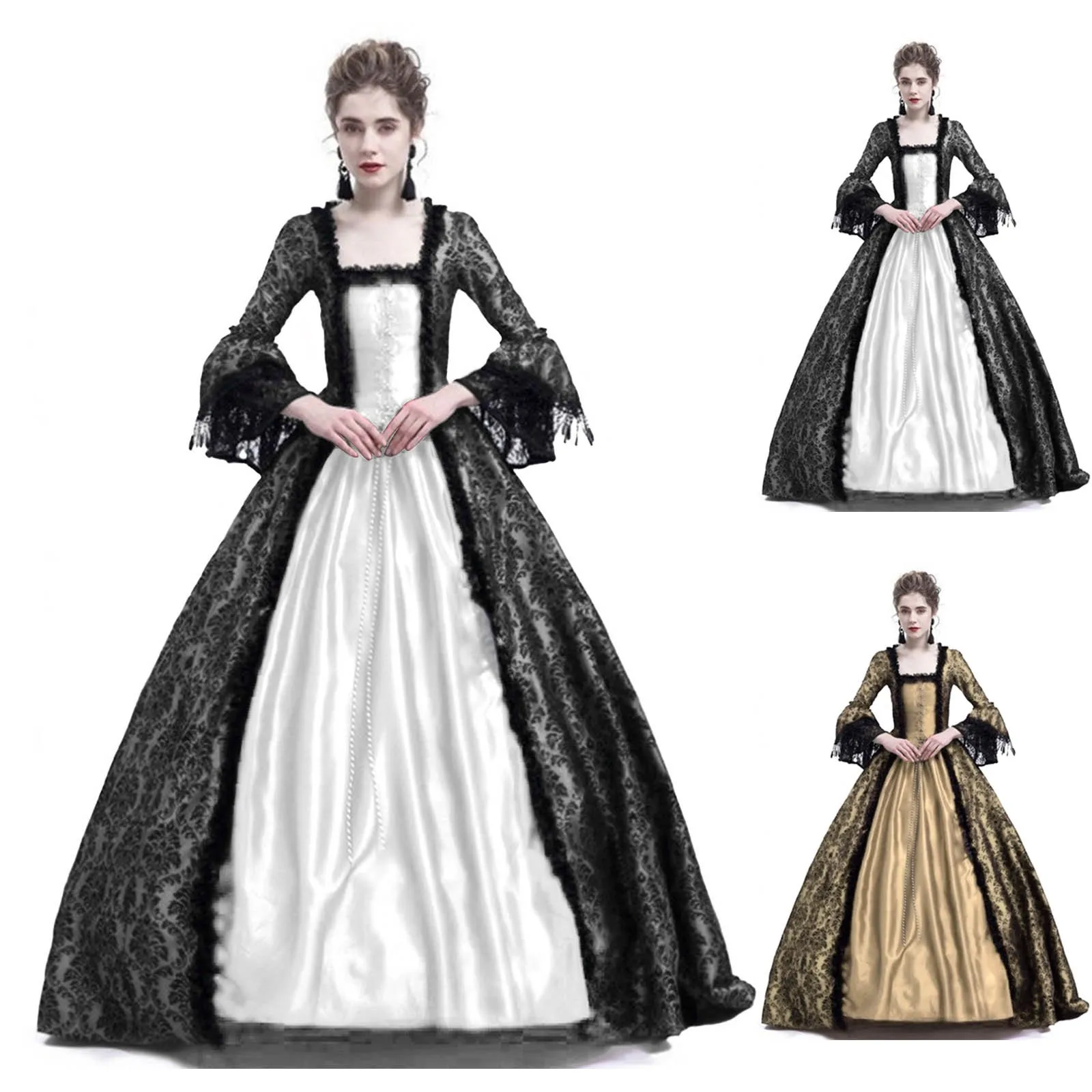 Костюм для косплея на Хэллоуин – обзор и цена Medieval Renaissance Dress Women